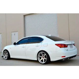 Window deflectors with chrome trim (4 pcs, HIC) Lexus GS 2011-2020 photo 4