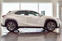 Lexus UX 2018- Window deflectors with chrome trim (4 pcs, HIC) photo 2