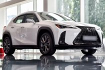 Lexus UX 2018- Window deflectors with chrome trim (4 pcs, HIC) photo 1
