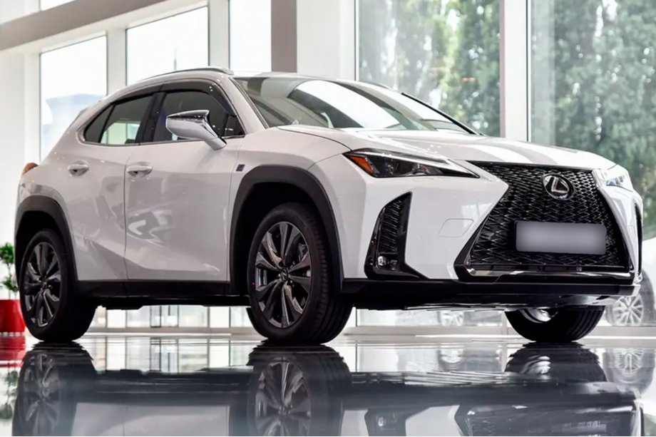 Lexus UX 2018- Window deflectors with chrome trim (4 pcs, HIC) Image
