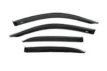 Mercedes GLE W167 2018- Window deflectors with chrome trim (4 pcs, HIC) photo 5