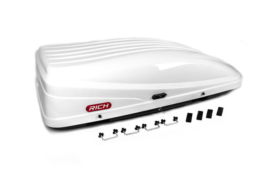 Roof Box RICH White Gloss (390 L) Image