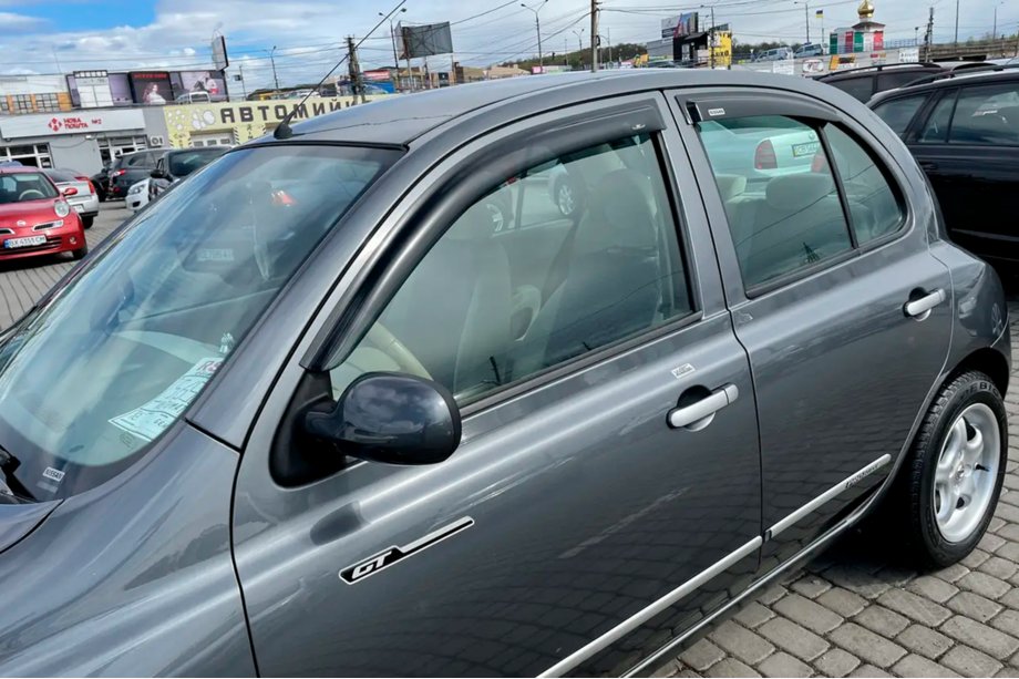Nissan Micra K12 2003-2010 Window Deflectors (4 pcs, HIC) Image