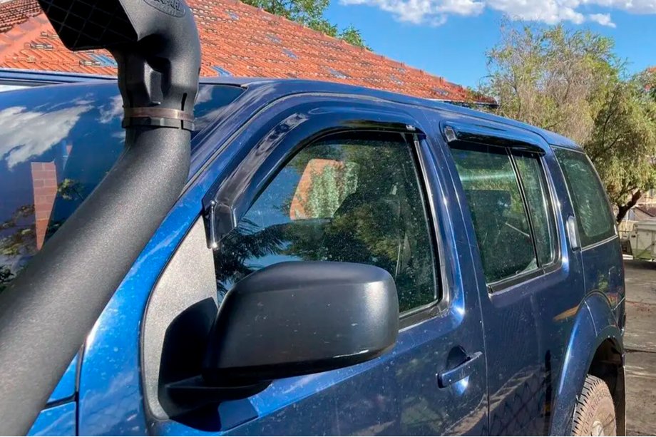 Nissan Pathfinder R51 2005-2014 Window Deflectors (4 pcs, HIC) Image