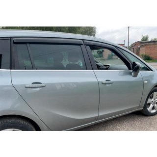 Window Deflectors (4 pcs, HIC) Opel Zafira C Tourer 2011-2019 photo 3