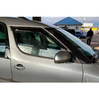 Window Deflectors (4 pcs, HIC) Skoda Roomster 2006-2015 photo 2