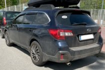 Subaru Legacy 2014-2019 Window visors with chrome trim (4 pcs, HIC) photo 2