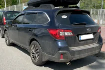 Subaru Outback 2014-2019 Window visors with chrome trim (4 pcs, HIC) photo 2