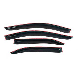 Window visors with chrome trim (USA, 4 pcs, HIC) Toyota Camry 2006-2011 photo 3