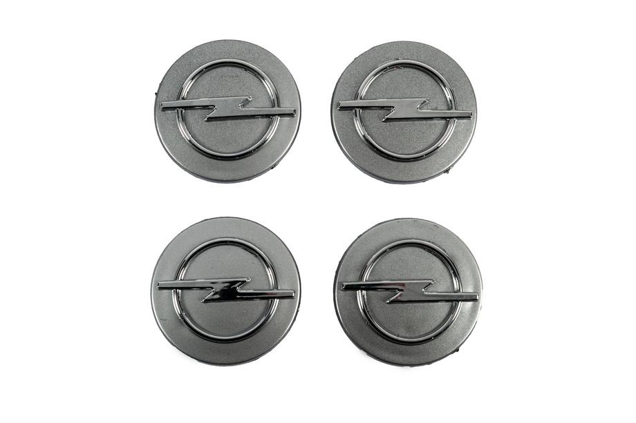 Opel Wheel center caps 60/55mm grey (4 pcs) Image