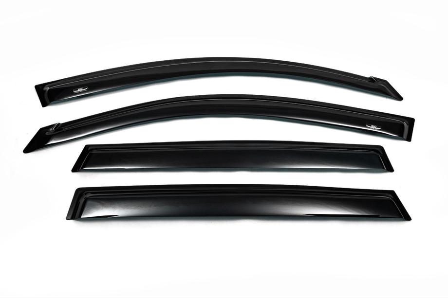 Toyota Rav 4 2006-2013 Window Deflectors Long (4 pcs, HIC) Image