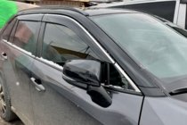 Toyota Rav 4 2019–2025 Window deflectors with chrome trim (4 pcs, HIC) photo 1