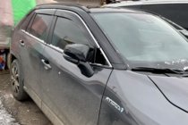 Toyota Rav 4 2019–2025 Window deflectors with chrome trim (4 pcs, HIC) photo 2