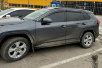 Toyota Rav 4 2019–2025 Window deflectors with chrome trim (4 pcs, HIC) photo 6