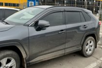 Toyota Rav 4 2019–2025 Window deflectors with chrome trim (4 pcs, HIC) photo 5