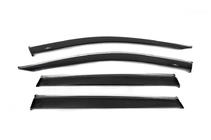 Toyota Rav 4 2019–2025 Window deflectors with chrome trim (4 pcs, HIC) photo 4
