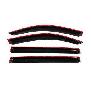 Window deflectors with chrome trim Allspace LWB (4 pcs, HIC) photo 4