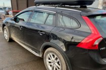 Volvo V60 2011-2018 Window visors with chrome trim (4 pcs, HIC) photo 2