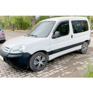 Window Deflectors 11 cm (2 pcs, HIC) Peugeot Partner 1996-2008 photo 3