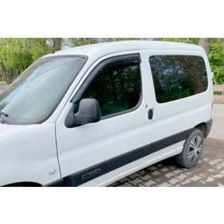 Window Deflectors 11 cm (2 pcs, HIC) Citroen Berlingo 1996-2008 photo 1