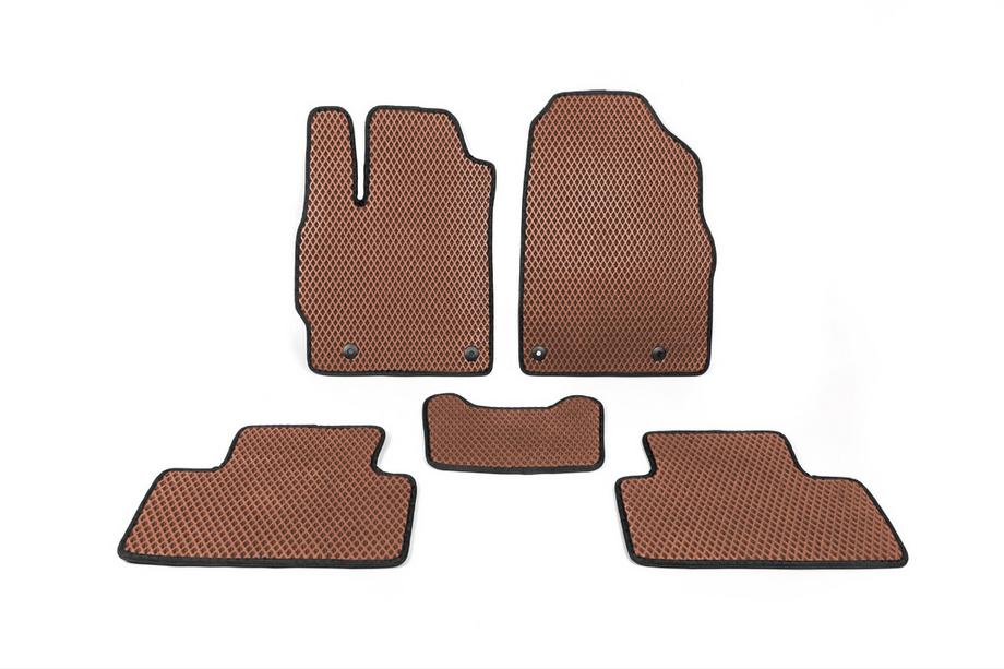 Mazda CX-7 2006-2012 EVA Floor Mats (brick red) Image