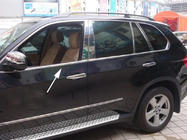 BMW X5 E70 2007-2013 Full Window Trim Stainless Steel photo 1
