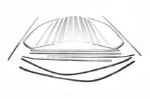 BMW X5 E70 2007-2013 Full Window Trim Stainless Steel photo 2