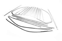 BMW X5 E70 2007-2013 Full Window Trim Stainless Steel photo 3
