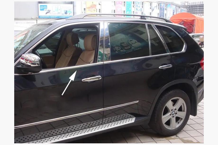 BMW X5 E70 2007-2013 Full Window Trim Stainless Steel Image