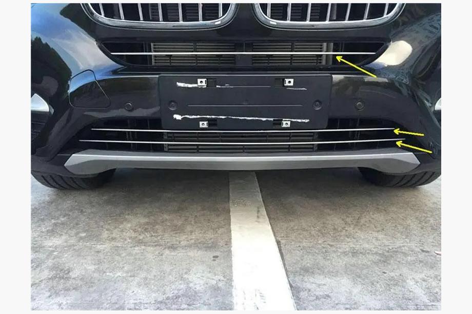 BMW X6 F16 2014-2019 Set of bumper grille trims Image