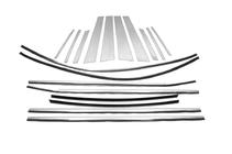 BMW X6 F16 2014-2019 Window Trim Set (18 pcs) photo 2