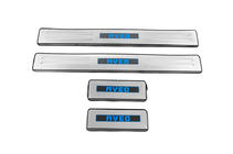 Chevrolet Aveo T300 2011-2020 Door Sill Protectors Libao (4 pcs, Stainless Steel) photo 2