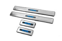 Chevrolet Aveo T300 2011-2020 Door Sill Protectors Libao (4 pcs, Stainless Steel) photo 3