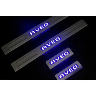 Door Sill Protectors Libao (4 pcs, Stainless Steel) Chevrolet Aveo T300 2011-2020 photo 1