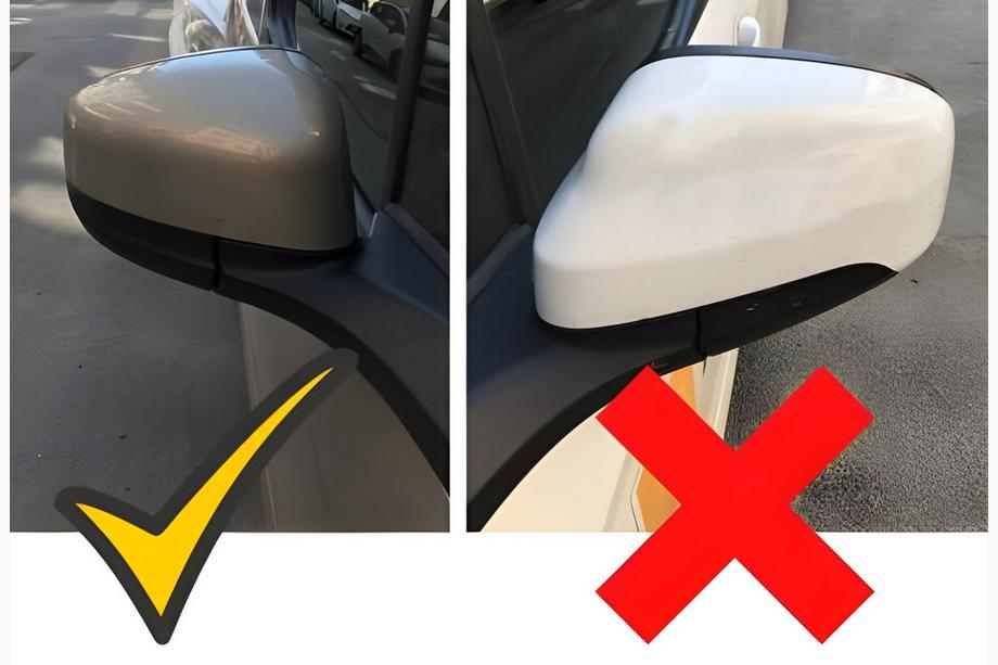Ford Courier 2014-2023 Mirror Covers BMW-Style (2014-2018, 2 pcs) Photo 7
