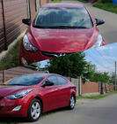 Hyundai Elantra (MD/UD) 2011-2015 Mirror covers without indicator cutout BMW-style (2 pcs) photo 1