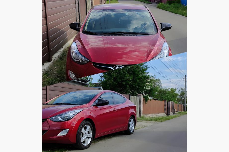Hyundai Elantra (MD/UD) 2011-2015 Mirror covers without indicator cutout BMW-style (2 pcs) Image