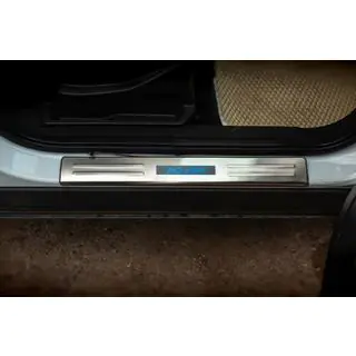 Libao LED Door Sill Plates (4 pcs, Stainless Steel) photo 2