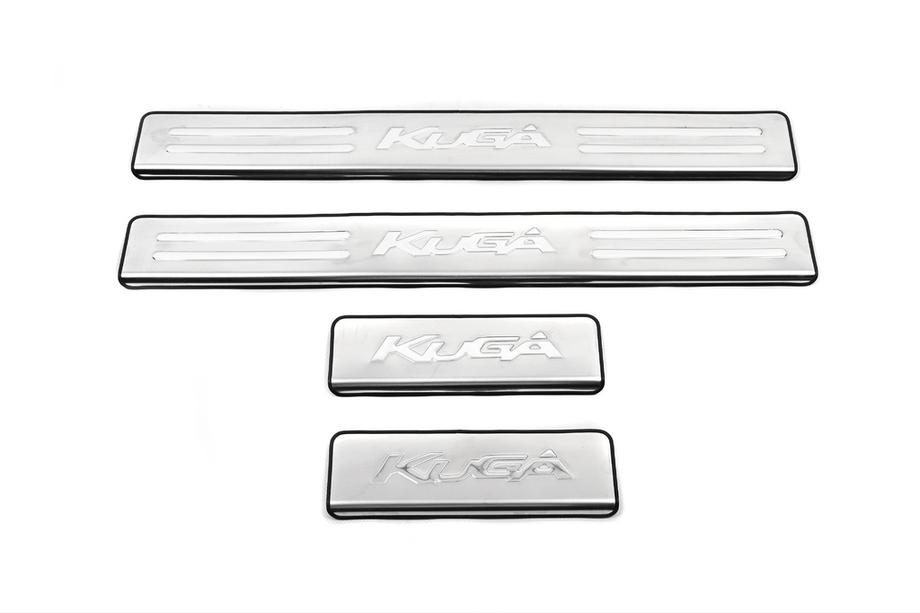 Ford Kuga/Escape 2013-2019 Door Sill Protectors Libao (4 pcs, Stainless Steel) Photo 1