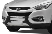 Hyundai IX-35 2010-2015 Front Plastic Lip V4 photo 1