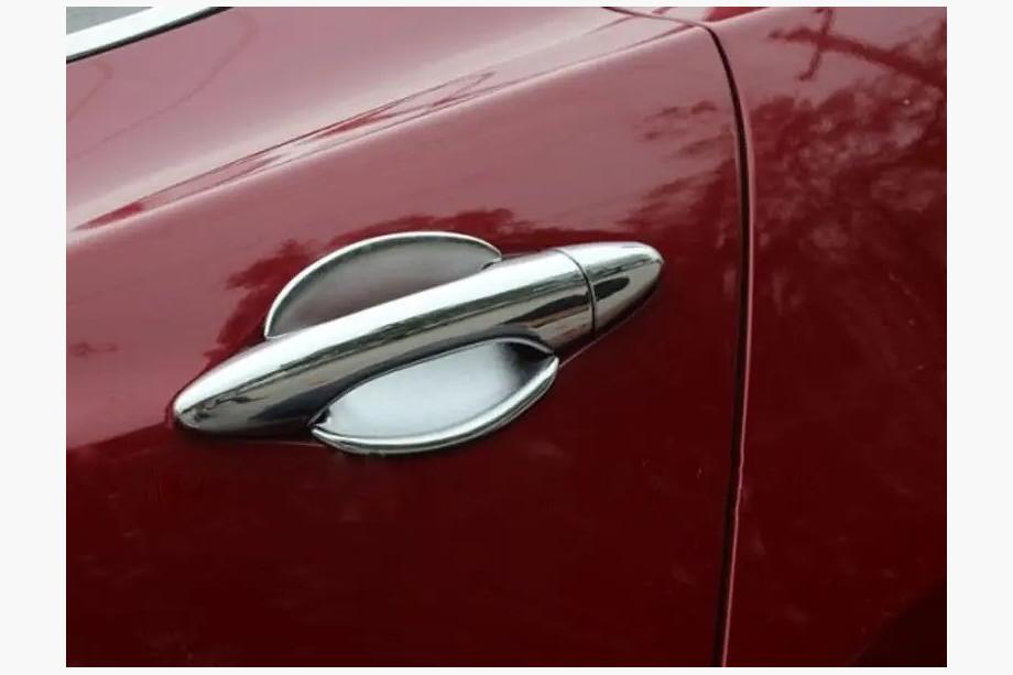 Hyundai IX-35 2010-2015 Chrome Handle Cup Covers (4 pcs, ABS) Image