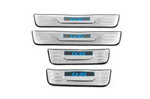 Hyundai IX-35 2010-2015 Libao LED Door Sill Plates (4 pcs, Stainless Steel) photo 1
