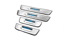 Hyundai IX-35 2010-2015 Libao LED Door Sill Plates (4 pcs, Stainless Steel) photo 2