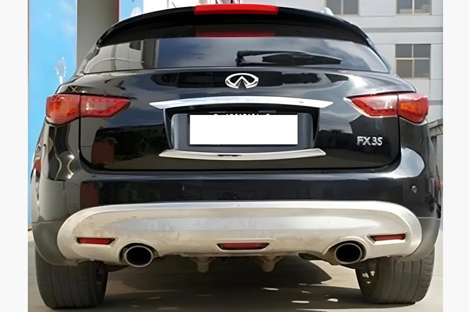 Infiniti QX70 2013-2019 Rear bumper lip Libao (plastic) Image