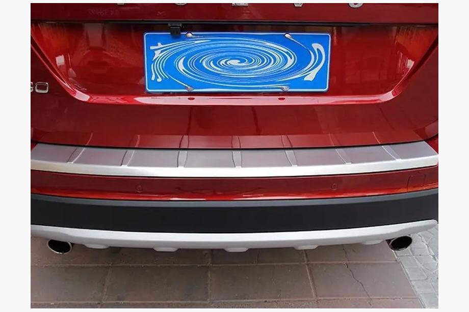 Volvo XC60 2009-2017 Rear bumper protector Libao (2014-2017, stainless steel) Image
