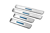 Kia Sorento II XM 2009-2014 Door Sill Protectors Libao (4 pcs, Stainless Steel) photo 2