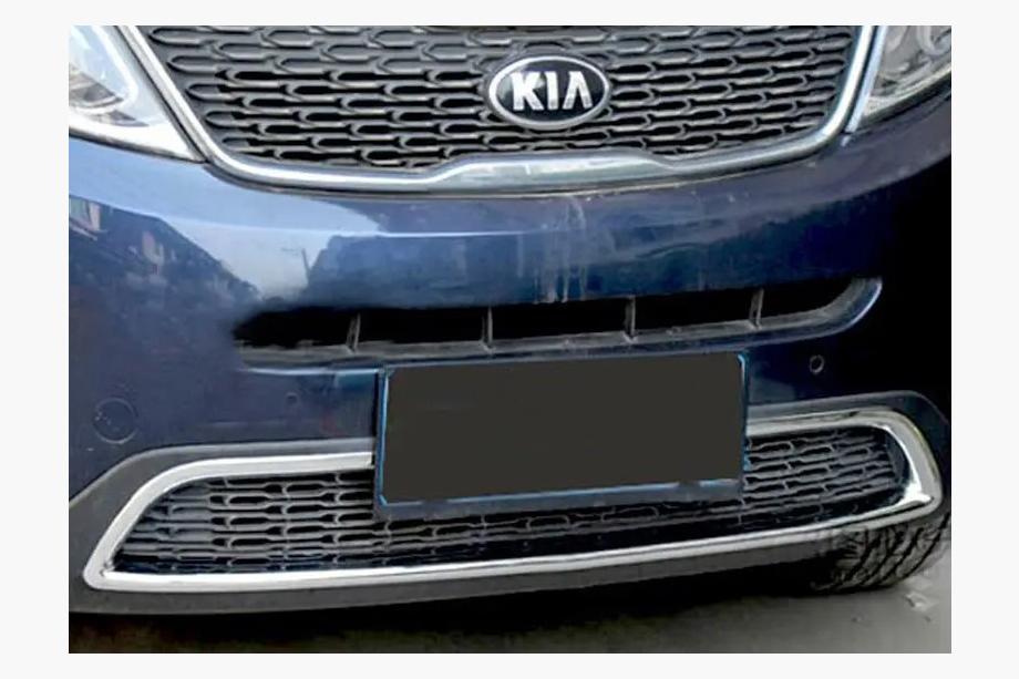 Kia Sorento II XM 2009-2014 Front bumper protector Libao (2013+) Image