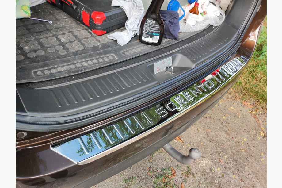 Kia Sorento II XM 2009-2014 Rear bumper protector Libao (2013+) Image