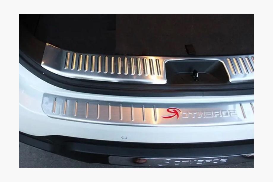 Kia Sorento II XM 2009-2014 Rear Bumper Sill Protector Libao (2013+) Image