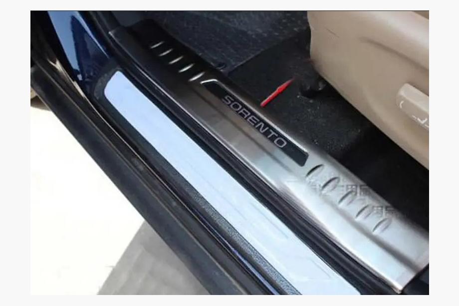 Kia Sorento II XM 2009-2014 Stainless steel inner door sill plates Libao 2013+ (4 pcs) Image